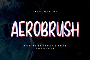 Aerobrush Display Font for Bold, Playful Branding
