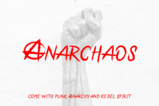 Anarchaos Display Font for Bold Brand Identity