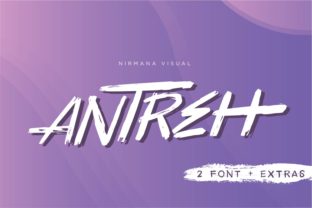 Antreh: A Bold Display Font for Modern Web Design