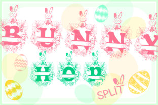 Bunny Hop Split Font for Crafters and Social Campaigns