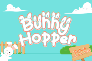 Bunny Hopper Font: Playful Display Fonts for Handmade Brands