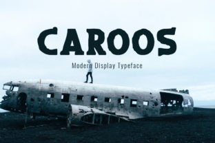 Caroos: A Modern Display Font for Editorial Design
