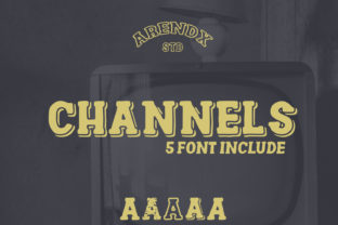 Channels Family: A Retro Display Font for Scroll-Stopping Brand Content