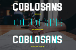 Coblosans Display Font for Scroll-Stopping Visuals