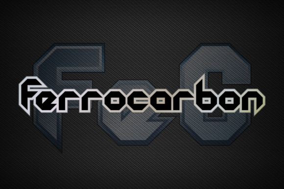 Ferrocarbon Family: A Futuristic Display Font for Bold Campaigns