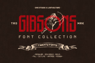 Gibsons Family: A Premium Display Font for Scroll-Stopping Visuals