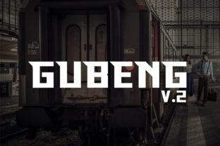 Gubeng V.2: A Modern Display Font for Handmade Brands