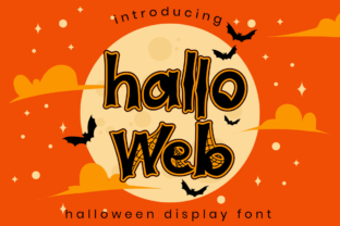Halloweb: A Spooky Display Font for Halloween Campaigns