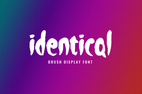 Identical: A Bold Display Font That Makes Your Brand Instantly Memorable