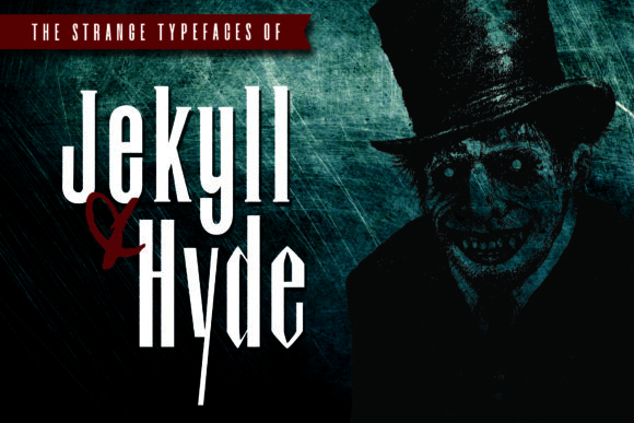 Jekyll Hyde Display Font for Dark, Devious Digital Branding