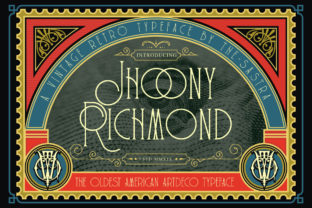 Jhoony Richmond: Art Deco Display Font for Editorial Impact
