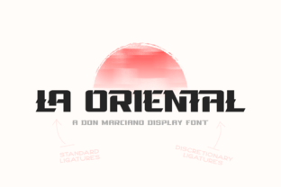 La Oriental Display Font for Bold Digital Branding