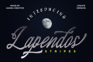 Lapendos Stripes: A Bold Display Font for Scroll-Stopping Visuals
