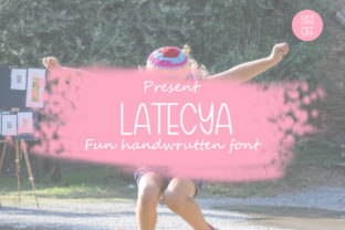 Latecya Font: Bold, Cute Display Typeface for Handmade Creators