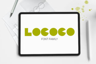 Lococo Family: A Bold Display Font for Editorial Design