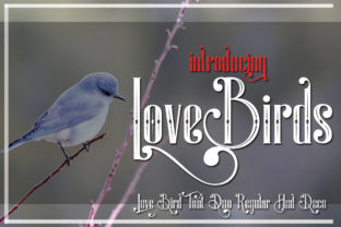 LoveBirds: A Romantic Display Font with Luxurious Charm