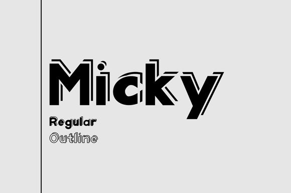 Micky Font Duo for Playful, Charming Headlines
