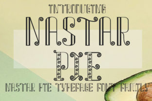 Nastar Pie Display Font for Bold Branding Projects