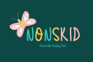Nonskid: A Whimsical Handwritten Display Font for Digital Brands