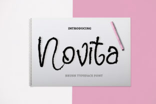 Novita Font: A Rough and Casual Display Typeface with Authentic Charm
