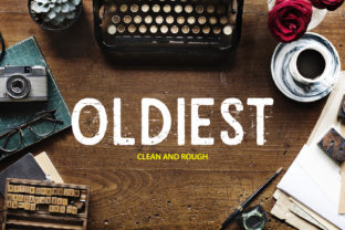 Oldiest: A Vintage Minimalist Display Font for Digital Design