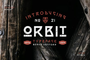 Orbit Display Font for Bold Handmade Designs