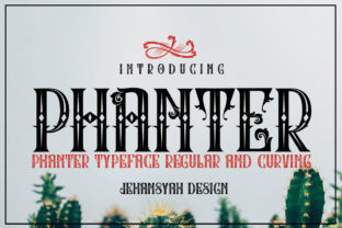Phanter Display Font for Bold, Standout Handmade Designs