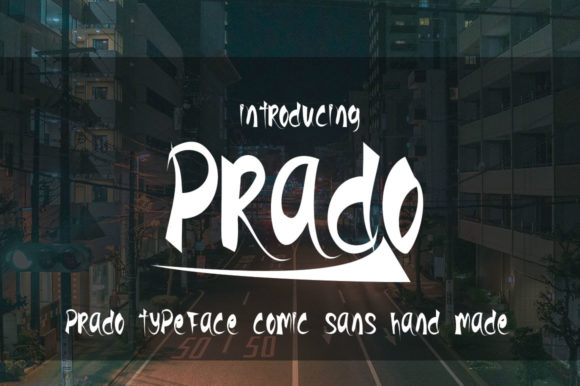 Prado: A Bold Comic-Inspired Display Font for Editorial Design