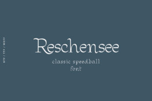 Reschensee Font: Bold Display Type for Timeless Branding