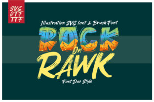 Rock on Rawk Display Font for Standout Brand Visuals