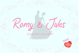 Romy Jules Font: Romantic Display Typeface for Elegant Branding