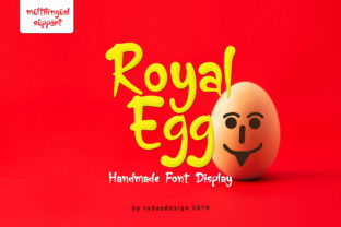 Royal Egg: A Joyful Display Font for Editorial Design