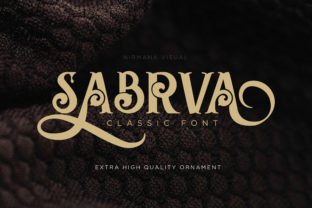 Sabrva Font: Delicate Yet Bold Display Fonts for Makers