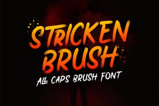 Stricken Brush: A Modern Brushed Font for Scroll-Stopping Visuals