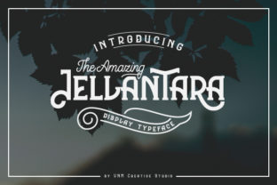 The Amazing Jellantara Display Font for Bold Vintage Web Design