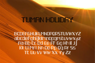 Tuman Holiday Display Font for Bold Marketing Visuals