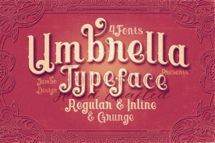 Umbrella Font: A Vintage Display Typeface for Standout Web Design