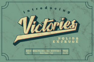 Victories: A Vintage Display Font with Authentic Charm